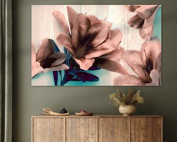 Romantic Lilies by Mad Dog Art