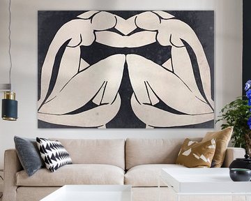 Expressionistisch naakt geïnspireerd door Matisse V van Mad Dog Art