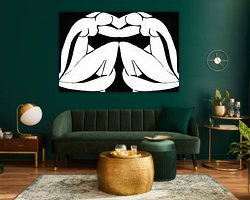 Example of the artwork in a room