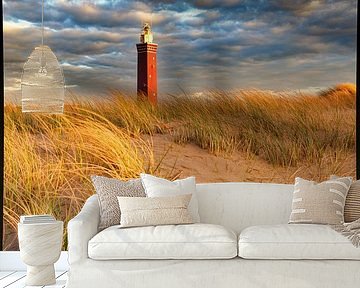 Lighthouse in the dunes by Friedhelm Peters