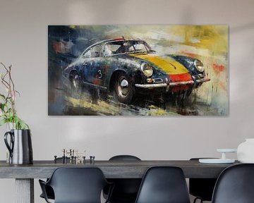 Classic Porsche racecar van Imagine