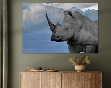 Rhinocéros à large bouche ck