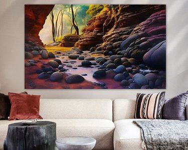 Example of the artwork in a room