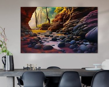 Example of the artwork in a room