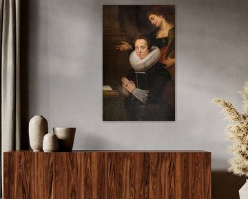 Barbara Kegeleers und die Heilige Barbara, Cornelis de Vos