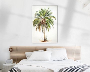 Watercolour Palm by Uncoloredx12