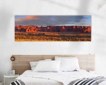 Panorama van de Painted Desert van Henk Meijer Photography