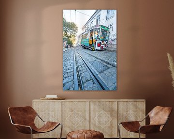 Lisbon's tramway by Leo Schindzielorz