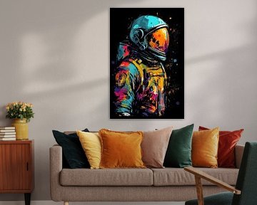 Bunte Astronautin von Bert Nijholt