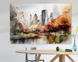 Example of the artwork in a room