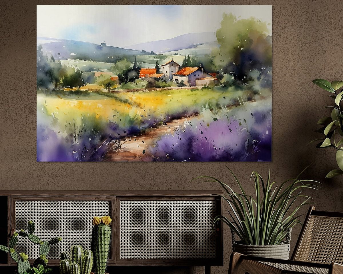 Example of the artwork in a room