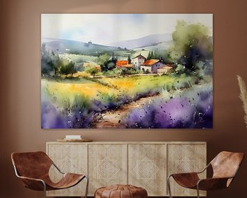 Watercolours Landscape Provance by Uncoloredx12