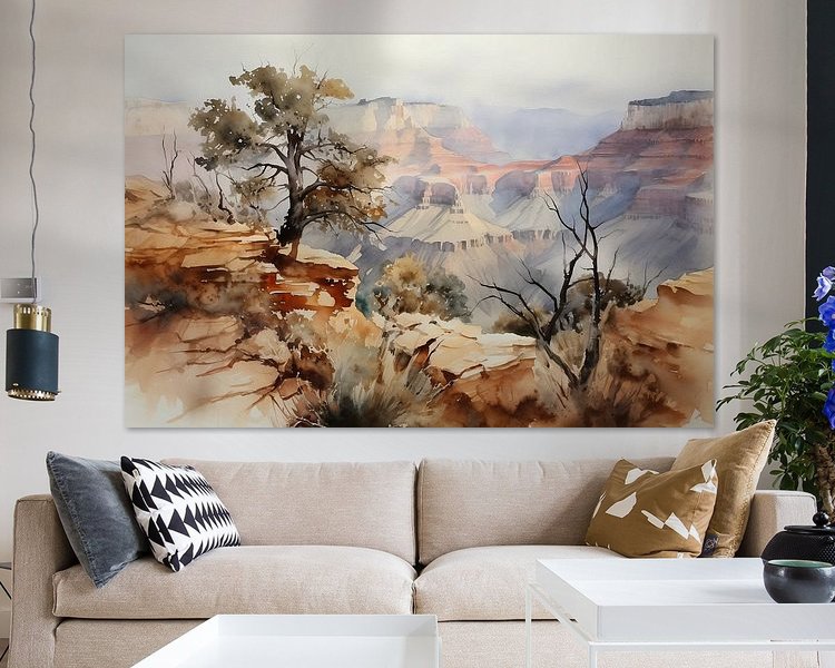 Example of the artwork in a room