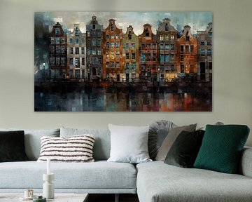 Amsterdam grachtenpanden van But First Framing