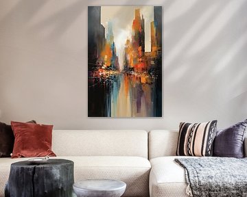 Abstract New York van Imagine