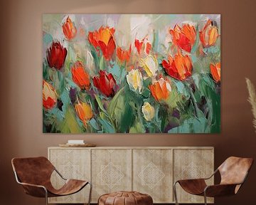 Tulpen abstrakt von Imagine