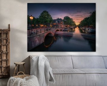 Summer nights in Amsterdam by Georgios Kossieris