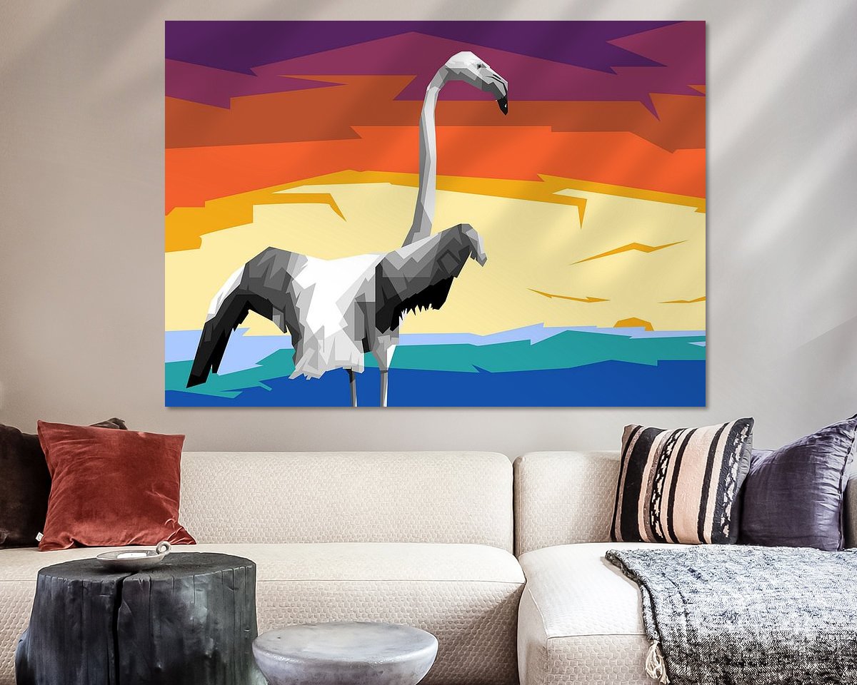 Example of the artwork in a room