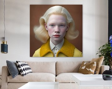 Portrait d'art du projet : "Albino" sur Carla Van Iersel