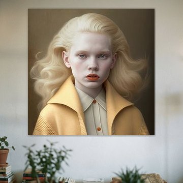 Kunstporträt aus dem Projekt: "Albino" von Carla Van Iersel