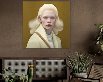 Fine art portret uit het project: "Albino" van Carla Van Iersel