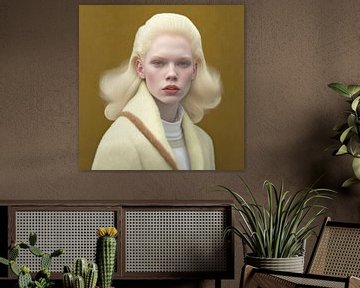 Kunstporträt aus dem Projekt: "Albino" von Carla Van Iersel