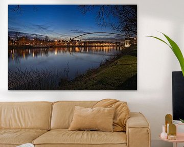 Maastricht during the blue hour by Rob Boon