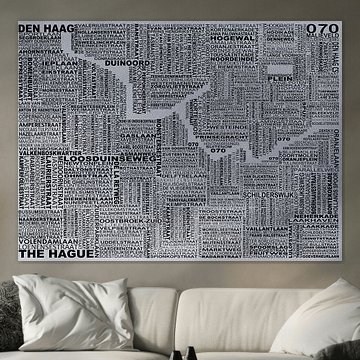 Map of The Hague by Stef van Campen