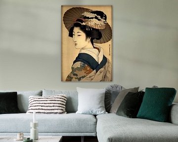 Betoverende Geisha, Harmonie van Schoonheid van Peter Balan