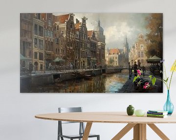 Oude Gracht in Amsterdam by But First Framing