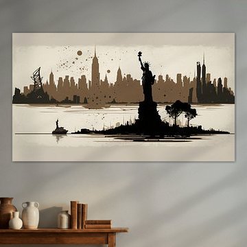 Großstadt-Atmosphäre von Pandzr Street and Digital Art