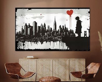 Empire State of Mind van Pandzr Street and Digital Art