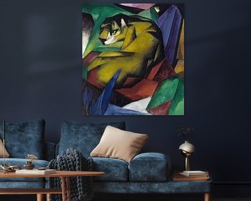 Tiger (1913) by Franz Marc by Peter Balan