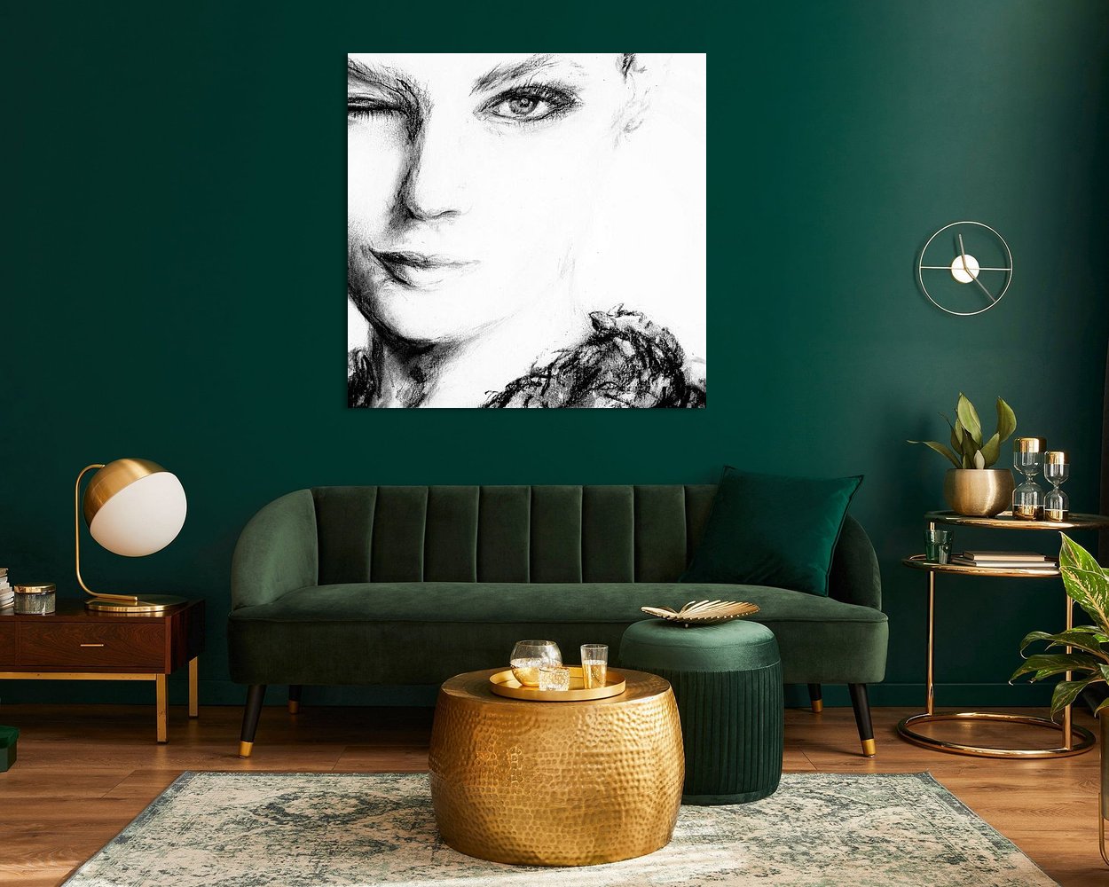 Example of the artwork in a room