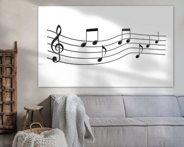 3D music notes by Emiel de Lange