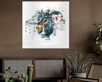 Bird Collage I van Teis Albers