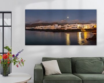 Full moon over Arrieta, Lanzarote by Walter G. Allgöwer