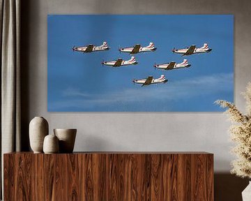 Croatian Air Force demonstration team. by Jaap van den Berg