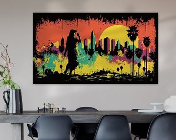 The Colors of Los Angeles by Pandzr Street and Digital Art