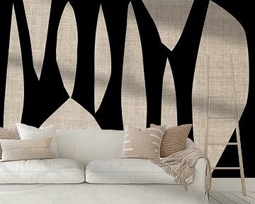 TW living - linen collection - black CASA van TW living