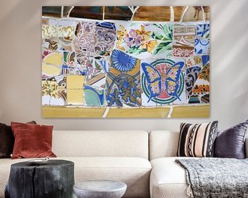 Gaudi mosaics by Inge Hogenbijl