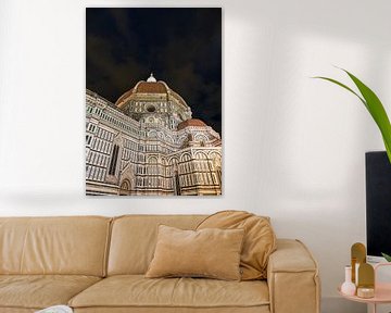 Blick auf die Kathedrale Santa Maria del Fiore in Florenz, Itali von Rico Ködder