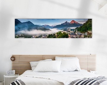 Berchtesgaden in Bavaria with mountain panorama by Voss Fine Art Fotografie