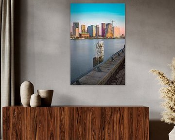 Skyline Rotterdam van Dieter Twenhoven