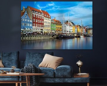 Nyhavn in Kopenhagen, Dänemark  von Michael Abid