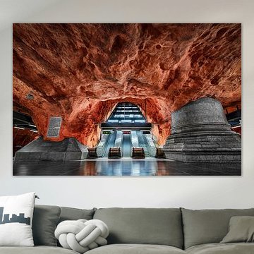 U-Bahn-Station in Stockholm von Michael Abid