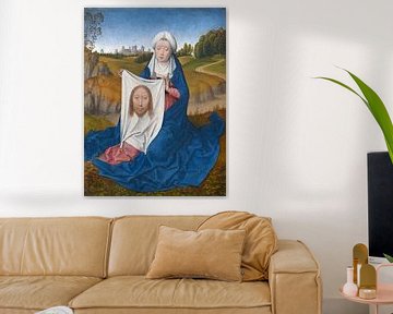 Hans Memling. Heilige Veronika mit dem Schweißtuch