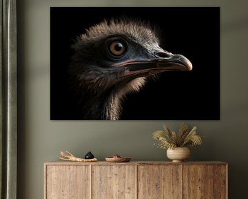 Ostrich by Digitale Schilderijen