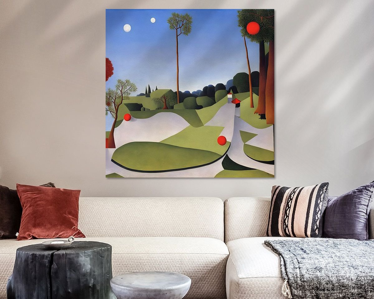 Example of the artwork in a room