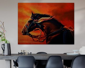 War Horse Joey schilderij von Paul Meijering